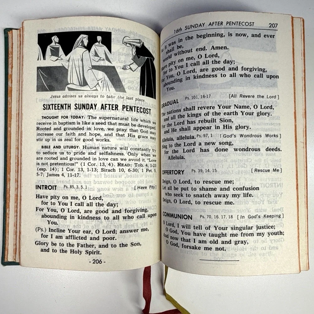 Parish Mass Book & Hymnal attached edge published